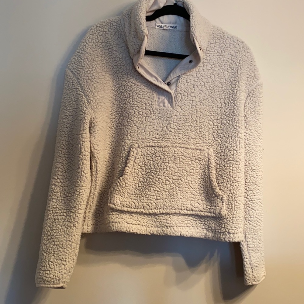 Large cream/white sweater/sweatshirt